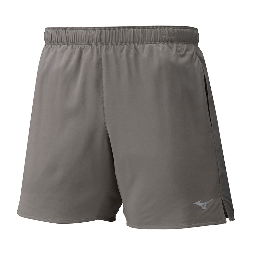 Mens Mizuno Core 5.5 Running Shorts Grey Philippines (EQBLFU195)